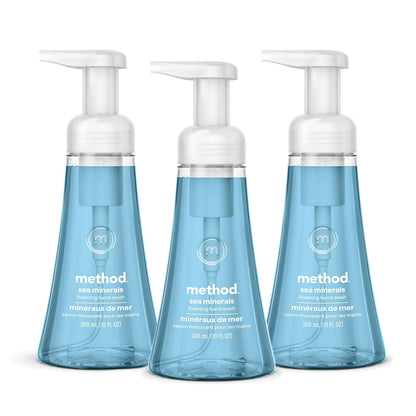 Sea Minerals foaming hand soap bottles