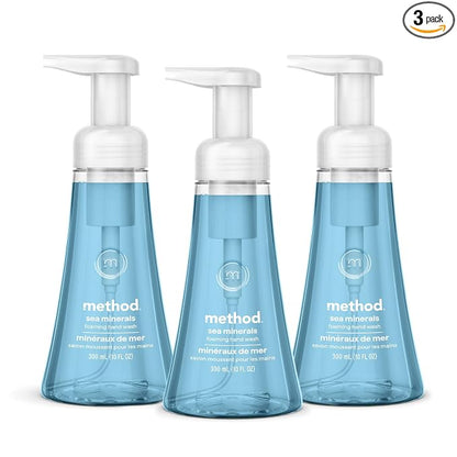 method Sea Minerals foaming hand wash 3 pack