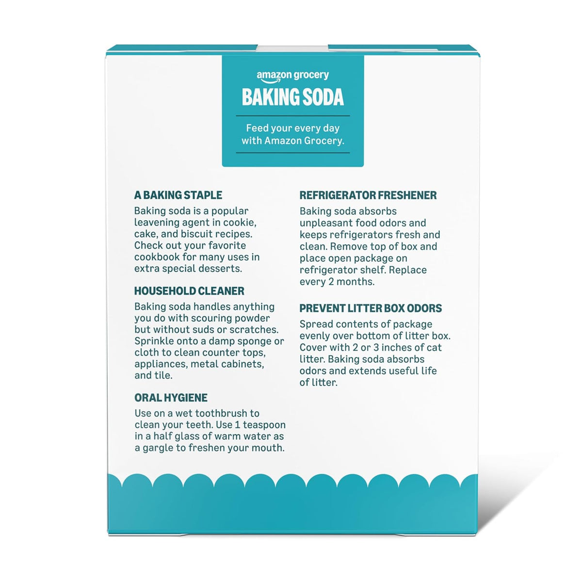 Baking soda for cooking baking and freshening