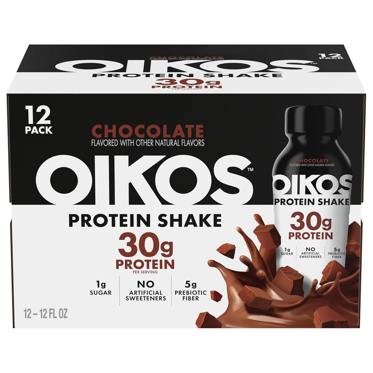 Oikos ready to drink chocolate protein shake
