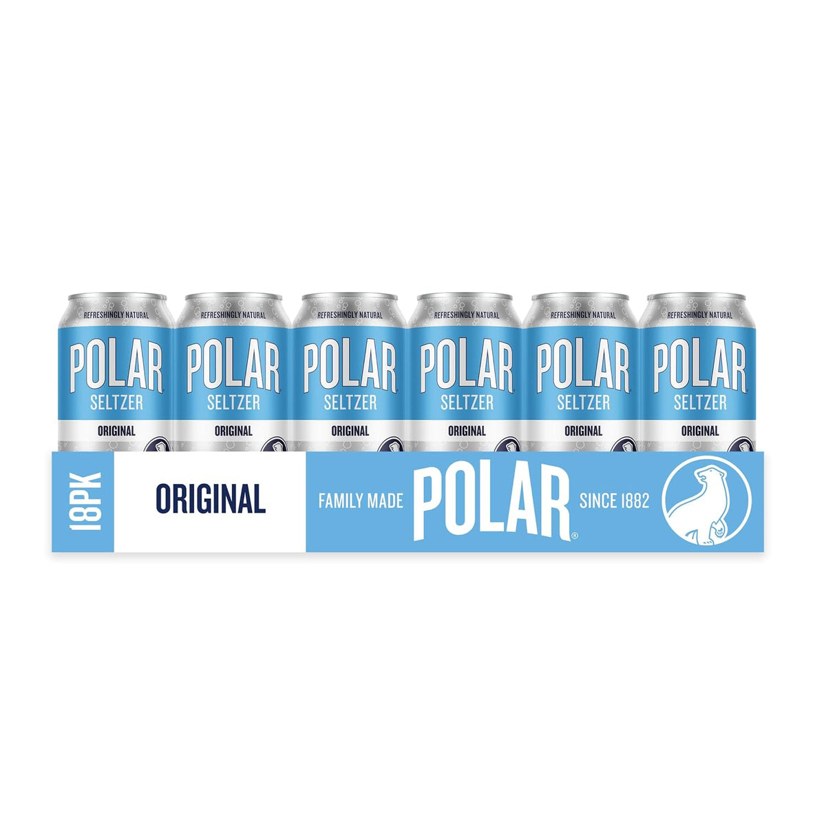 Original POLAR seltzer water multipack