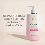 Olay hyaluronic body lotion with Elixir B3 and Repair Lipids