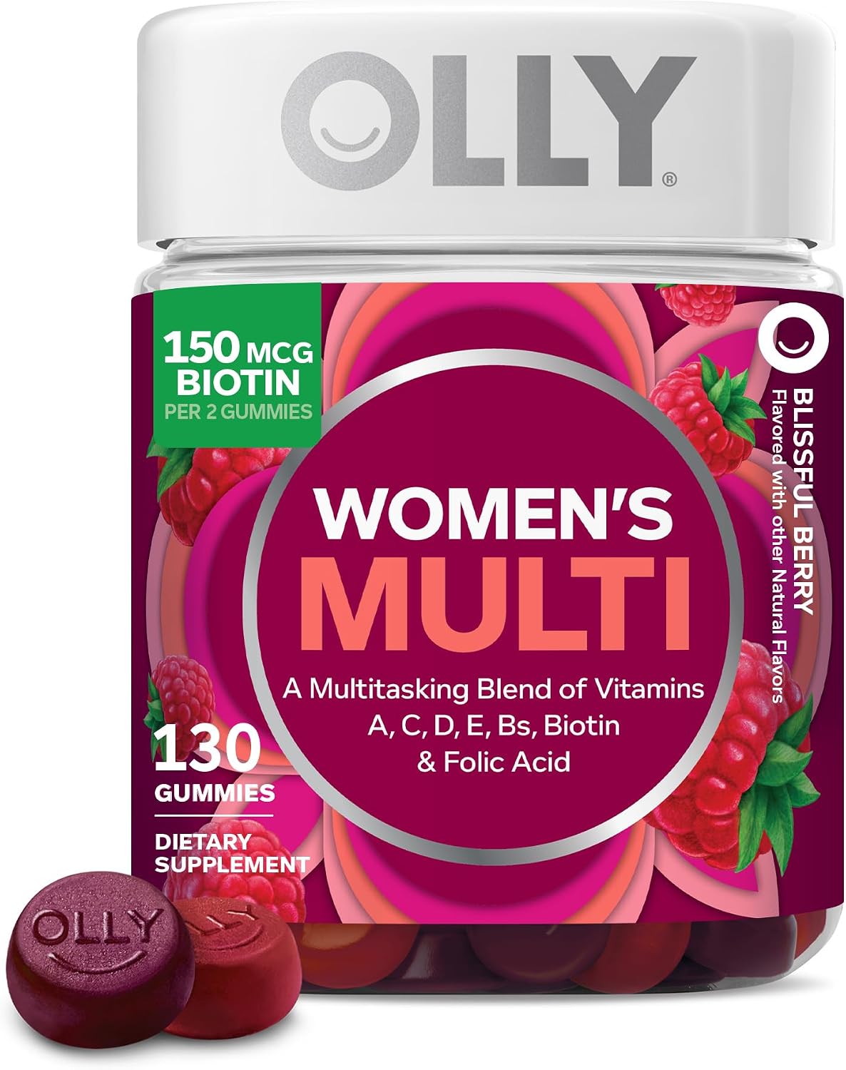 OLLY women's gummy multivitamin with biotin