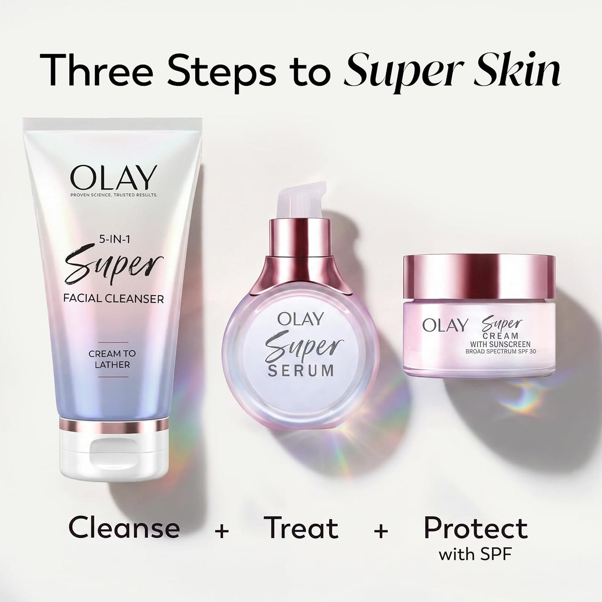 Olay mini skincare gift set for brightening hydration
