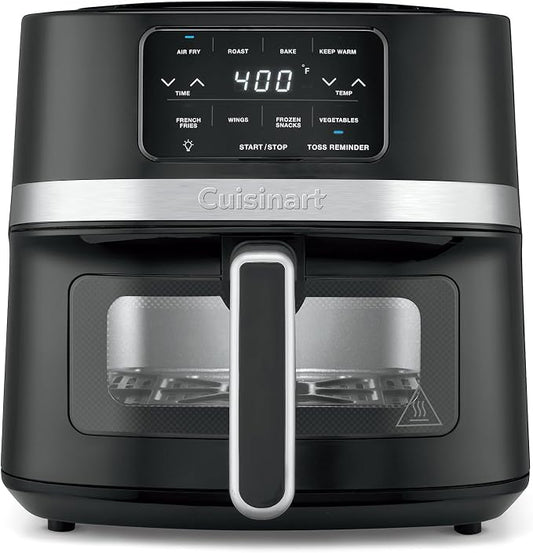 Cuisinart stainless steel and black 4.5-quart air fryer