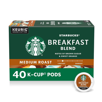 Starbucks K-Cup Coffee Pods Breakfast Blend box