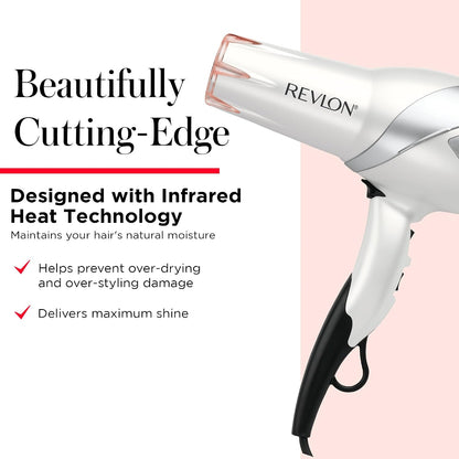 REVLON ionic hair dryer with concentrator nozzle