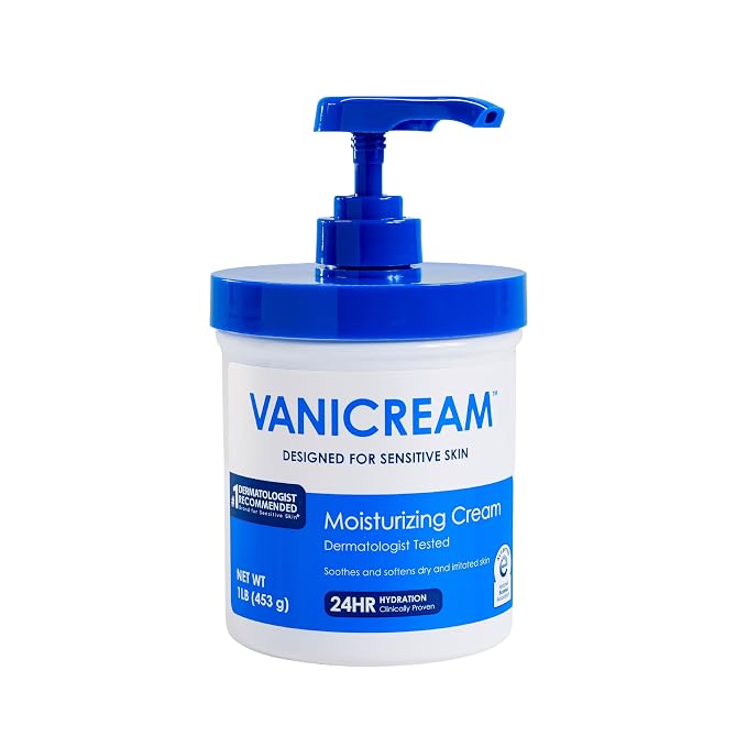 Vanicream moisturizing cream 16 oz pump bottle