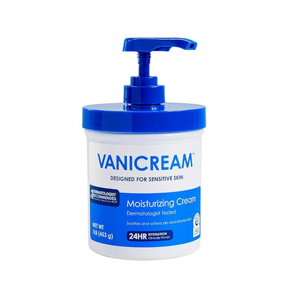 Vanicream moisturizing cream 16 oz pump bottle