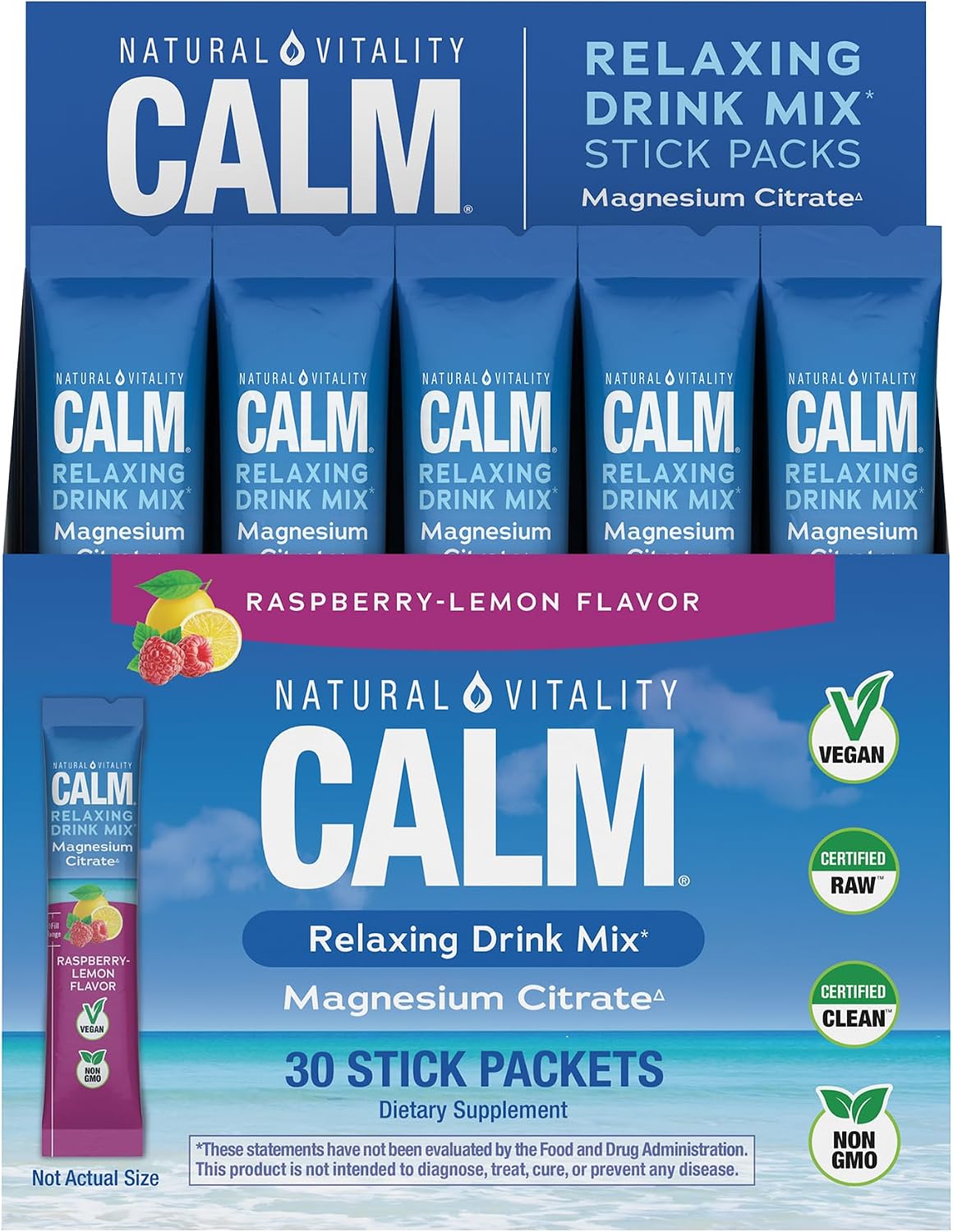 Natural Vitality CALM fizzy magnesium drink mix