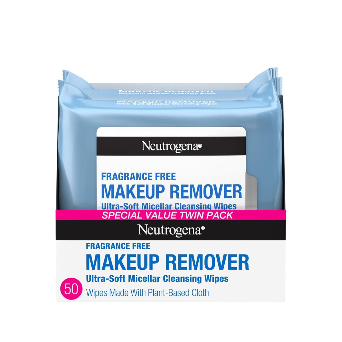 Neutrogena makeup remover cleansing wipes 25 count packs