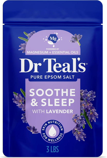 Lavender Epsom salt bath soak by Dr Teal's