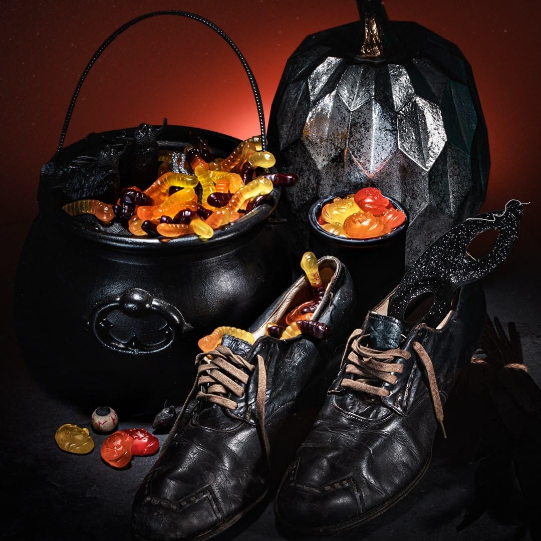 Seasonal Albanese candy for trick-or-treat bowls
