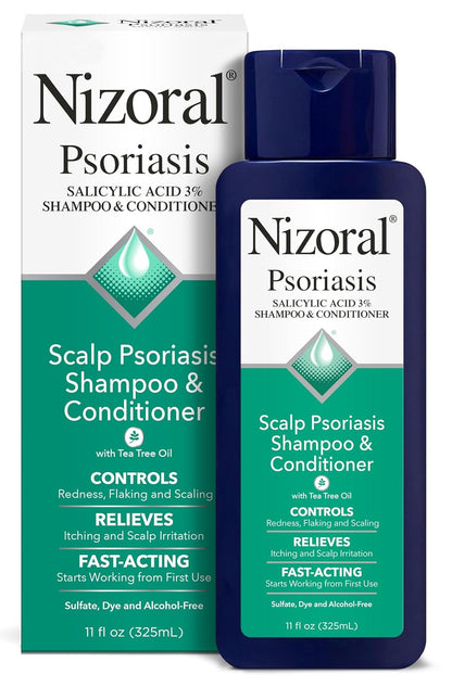 Nizoral 2-in-1 medicated scalp treatment shampoo