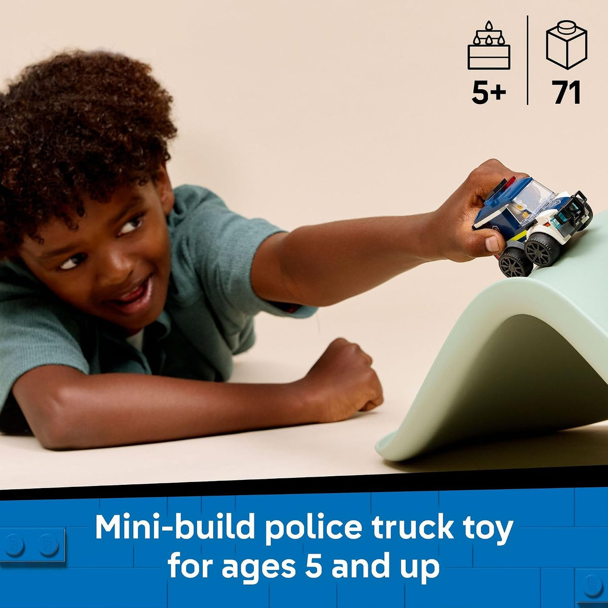 LEGO City Rides police truck side view