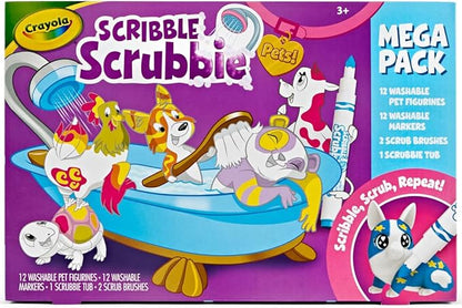 Crayola color and wash animal craft kit for kids