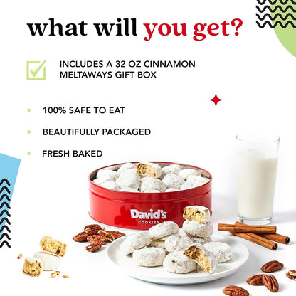 Cinnamon Pecan Meltaways by David's Cookies