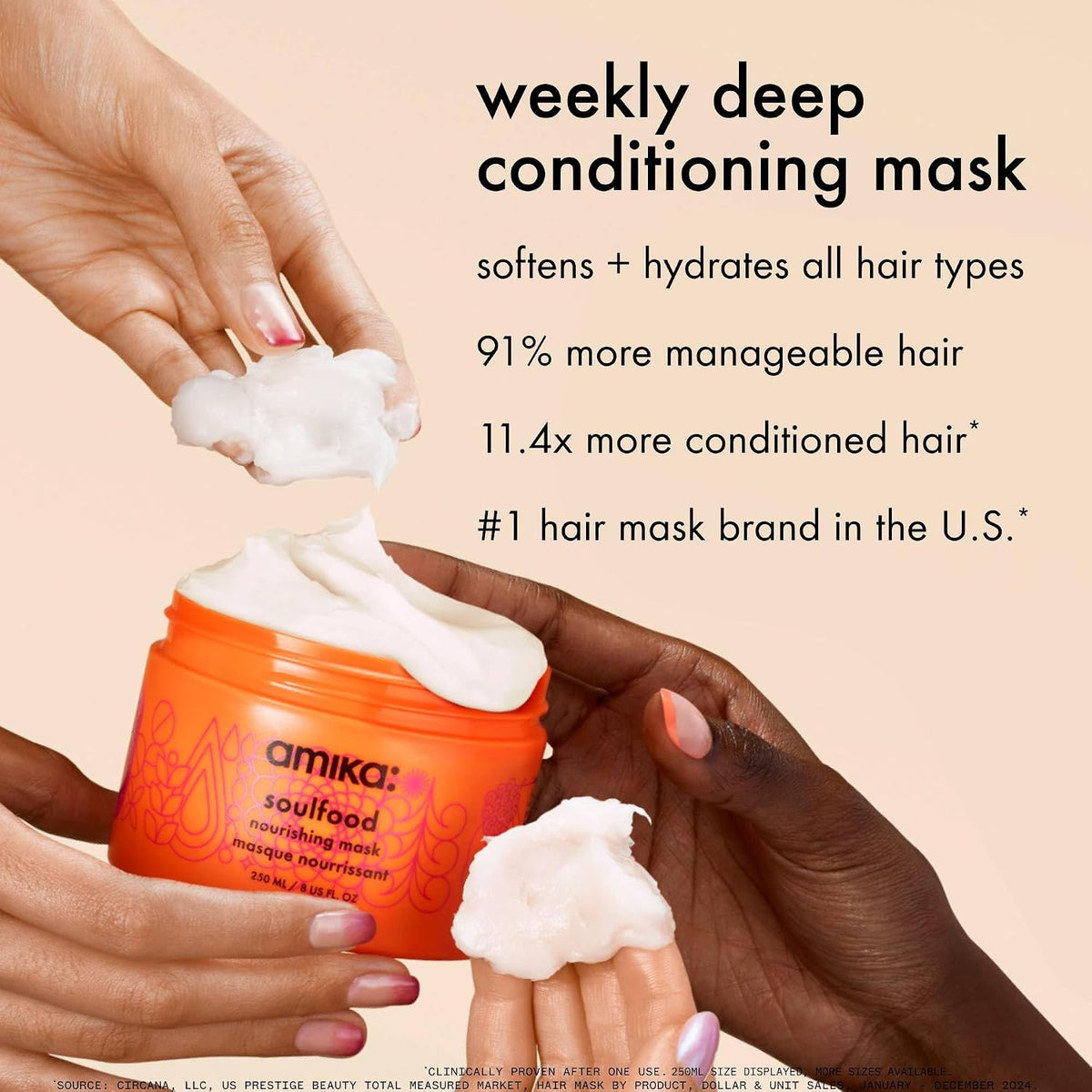 amika Soulfood moisturizing hair treatment