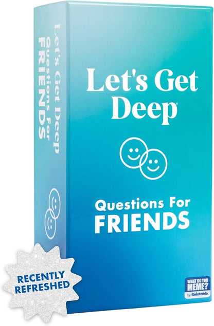 Relatable Let's Get Deep card game box