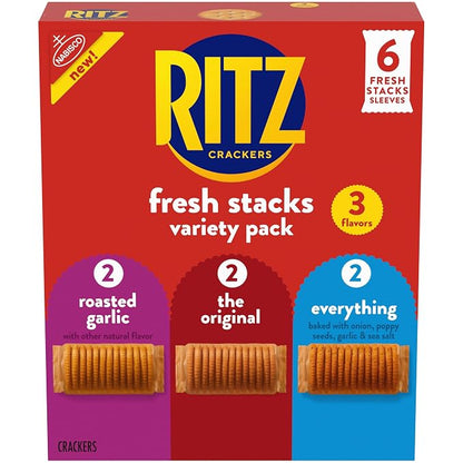 RITZ Fresh Stacks Crackers variety pack box