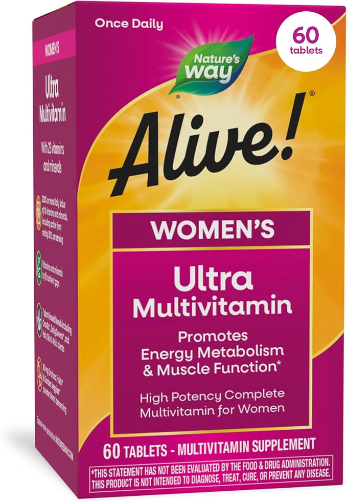 Nature's Way Alive Women's Ultra Multivitamin 60 count bottle