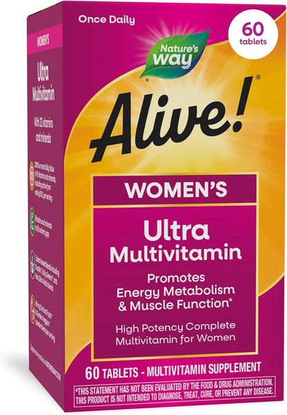 Nature's Way Alive Women's Ultra Multivitamin 60 count bottle