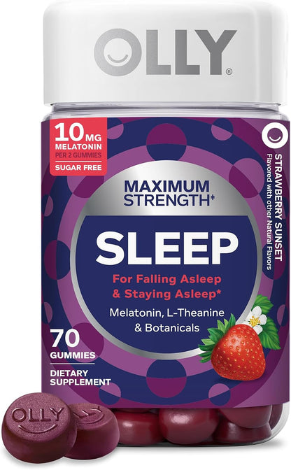 OLLY 10 mg melatonin sleep gummies 70 count