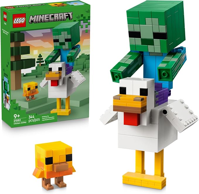 LEGO Minecraft Chicken Jockey building toy set
