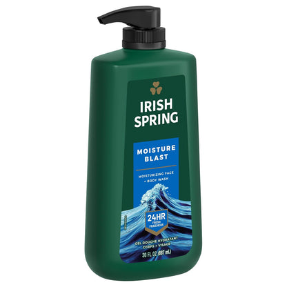 Irish Spring 30 oz pump body wash bottles