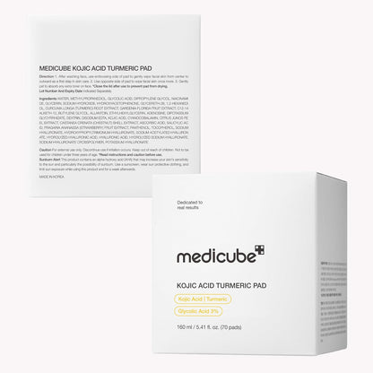 medicube Toner Pads Zero Pore Pad 2.0 | Dual-Textured Facial Pad for Exfoliation and Pore Care with 4.5% AHA Lactic Acid, 0.45% BHA Salicylic Acid | Ideal for All, Korean Skin Care, 70 Pads (1 Pack)