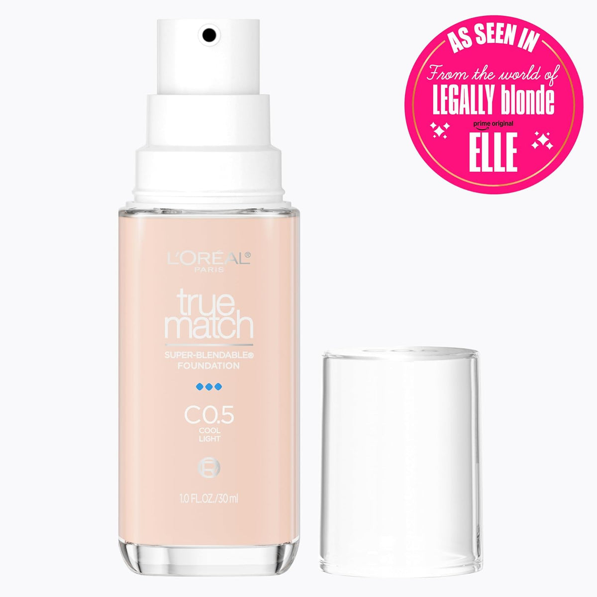 L'Oreal Paris foundation with easy-to-use pump