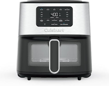 Cuisinart 6-quart stainless steel black air fryer
