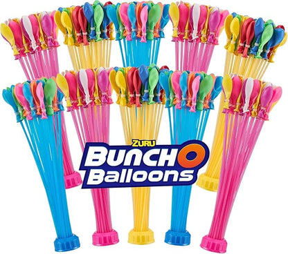 Self sealing water balloons for pool party games