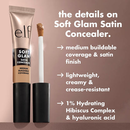 e.l.f. lightweight creamy concealer in Medium Warm