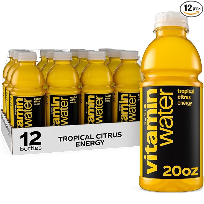 vitaminwater Energy Tropical Citrus 12 pack bottles