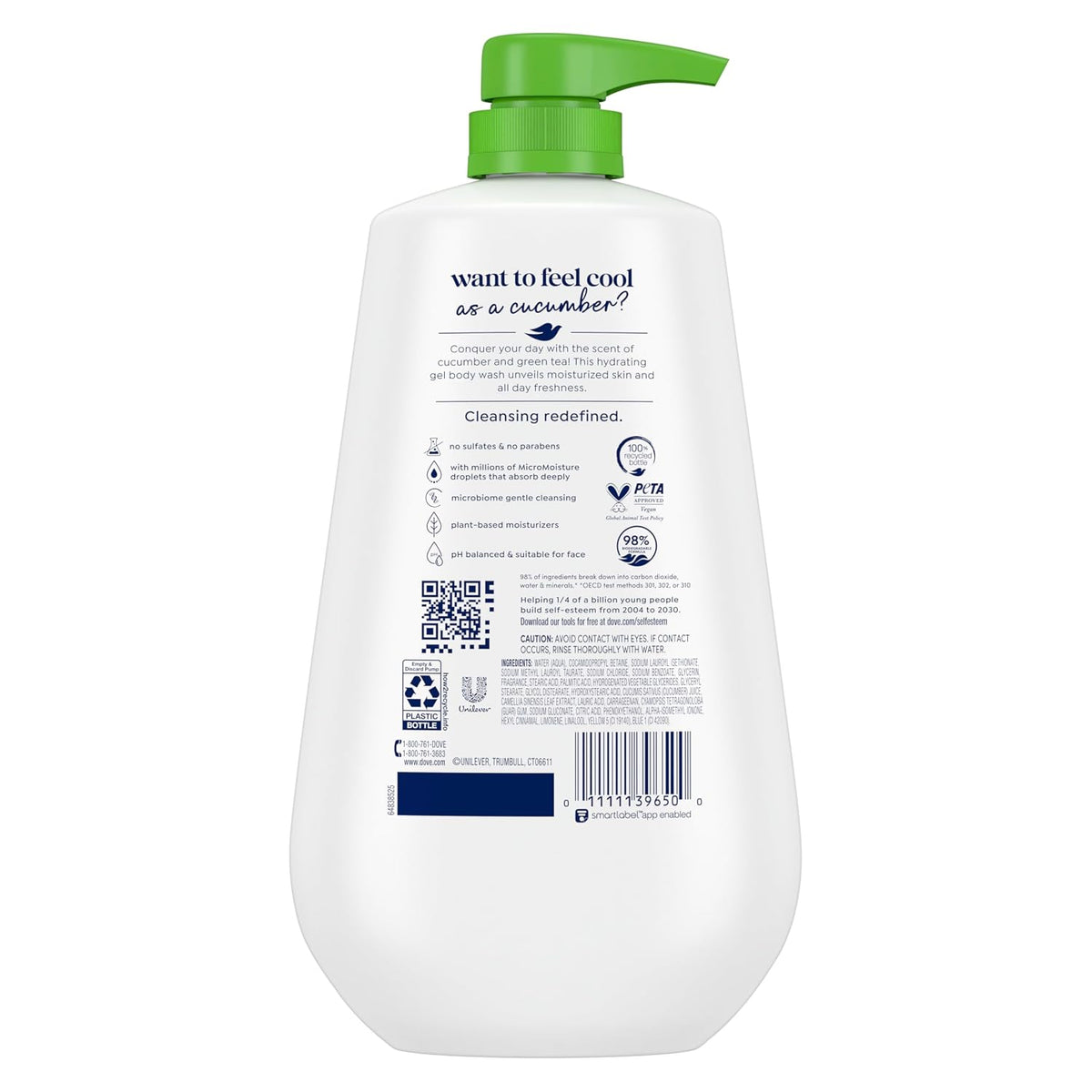Dove Refresh body wash for soft hydrated skin