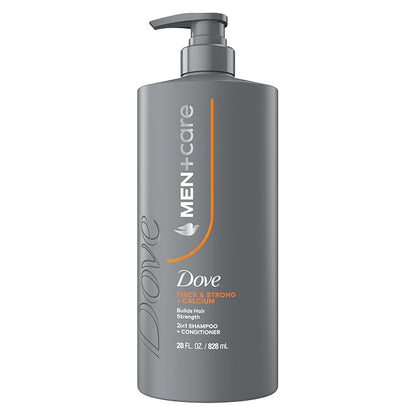 Dove Men+Care Thick + Strong 2-in-1 shampoo and conditioner, 28oz