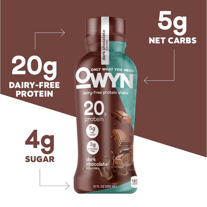 OWYN plant protein shakes 12 count package
