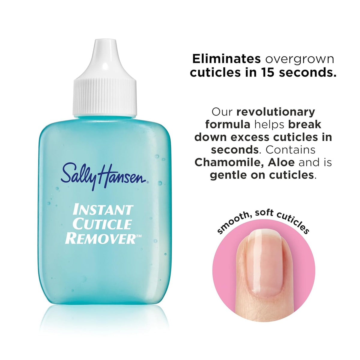 Fast drying cuticle care gel for nails