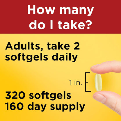 Nature Made Fish Oil Omega 3 daily supplement bottle