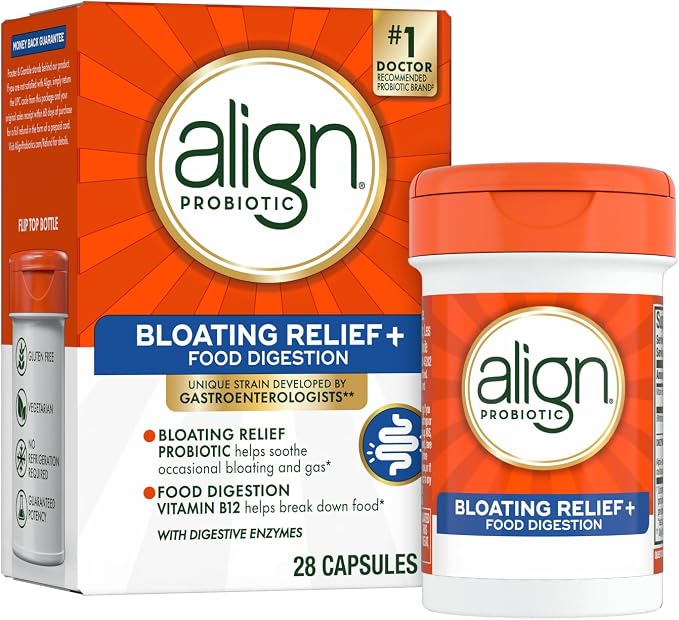 Align Probiotic Bloating Relief 28 capsules front package