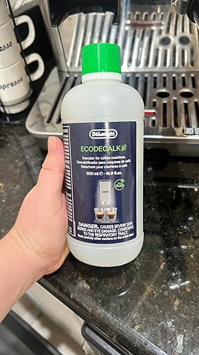 Visit the De'Longhi Store — De'Longhi EcoDecalk Descaler, Eco-Friendly Universal Descaling Solution for Coffee & Espresso Machines, 2-Pack (1 use per pack)