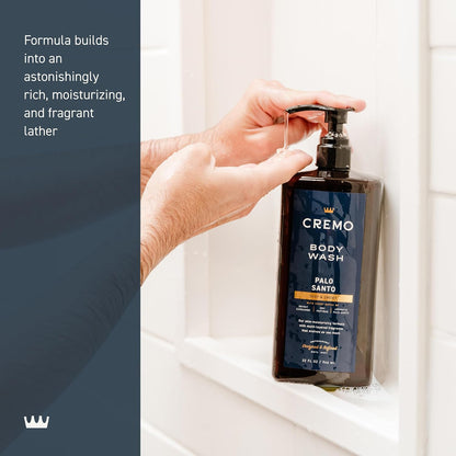 Palo Santo scented body wash for men