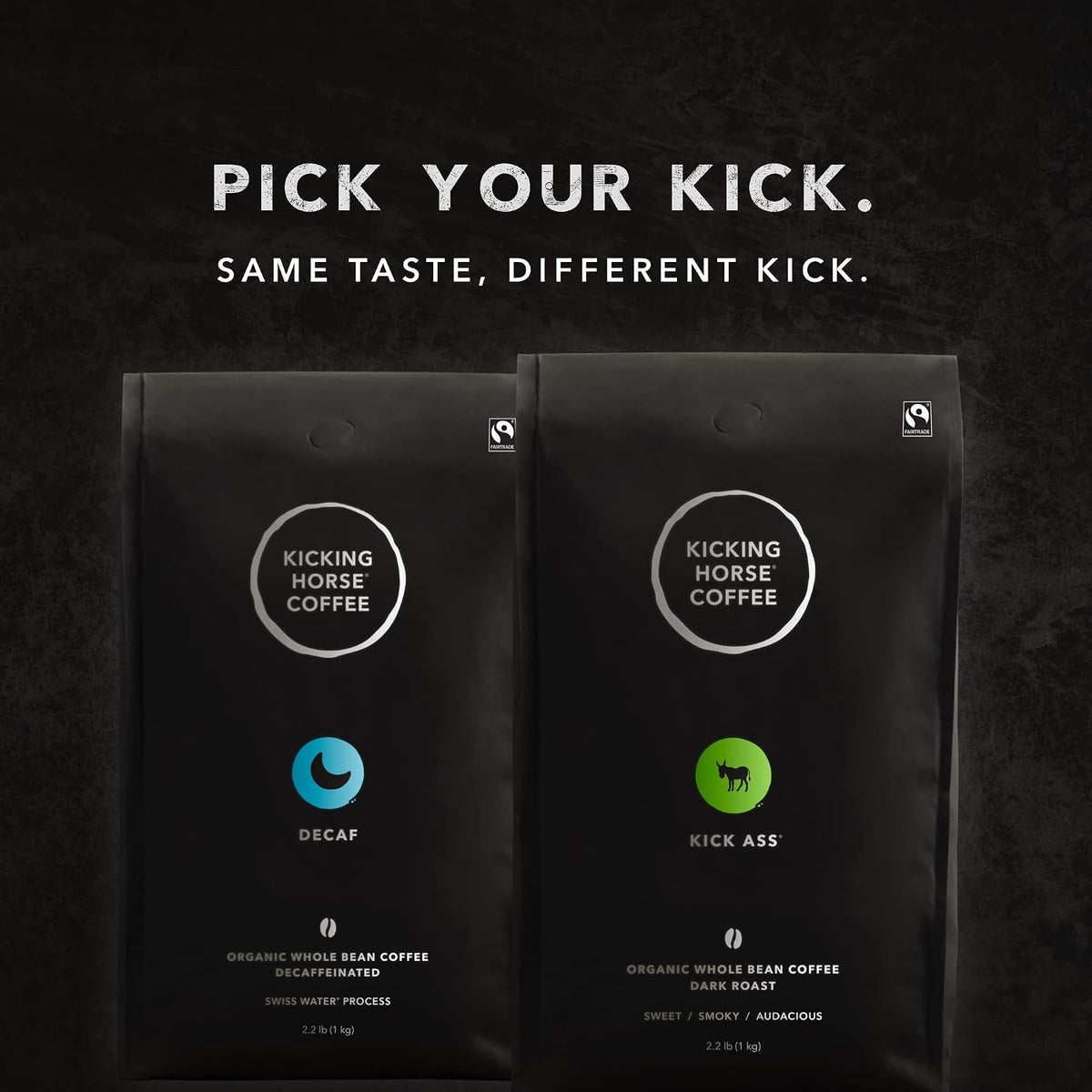 Visit the Kicking Horse Store — Kicking Horse Coffee, Decaf, Swiss Water Process, Dark Roast, Whole Bean, 10 Oz - Certified Organic, Fairtrade, Kosher Coffee - product image 39