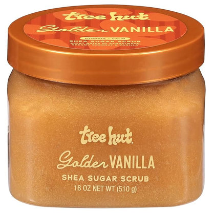 Tree Hut Golden Vanilla body scrub 18 oz jar