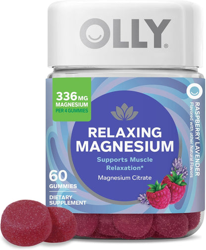 OLLY magnesium gummies for muscle relaxation support