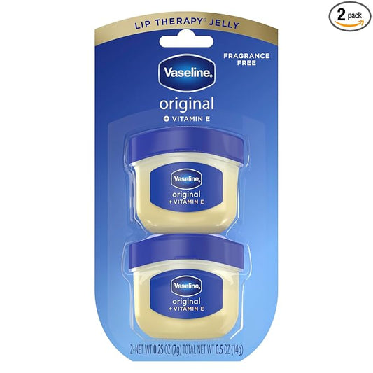 Vaseline Lip Therapy Original Mini Lip Balm two-pack