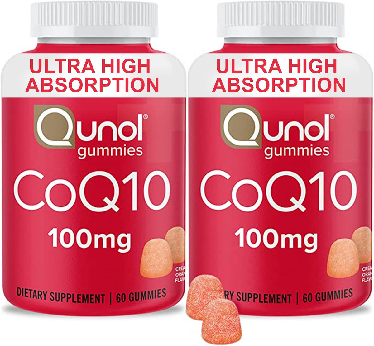 Qunol ultra high absorption CoQ10 gummies
