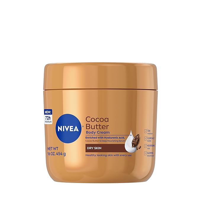 NIVEA Cocoa Butter Body Cream for dry skin 16 oz