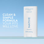 Native Jasmine & Sage solid deodorant with 72-hour odor protection